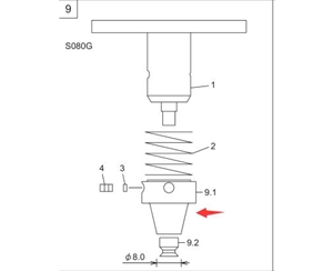 AGFPN8530  XP243 8.0G  NOZZLE